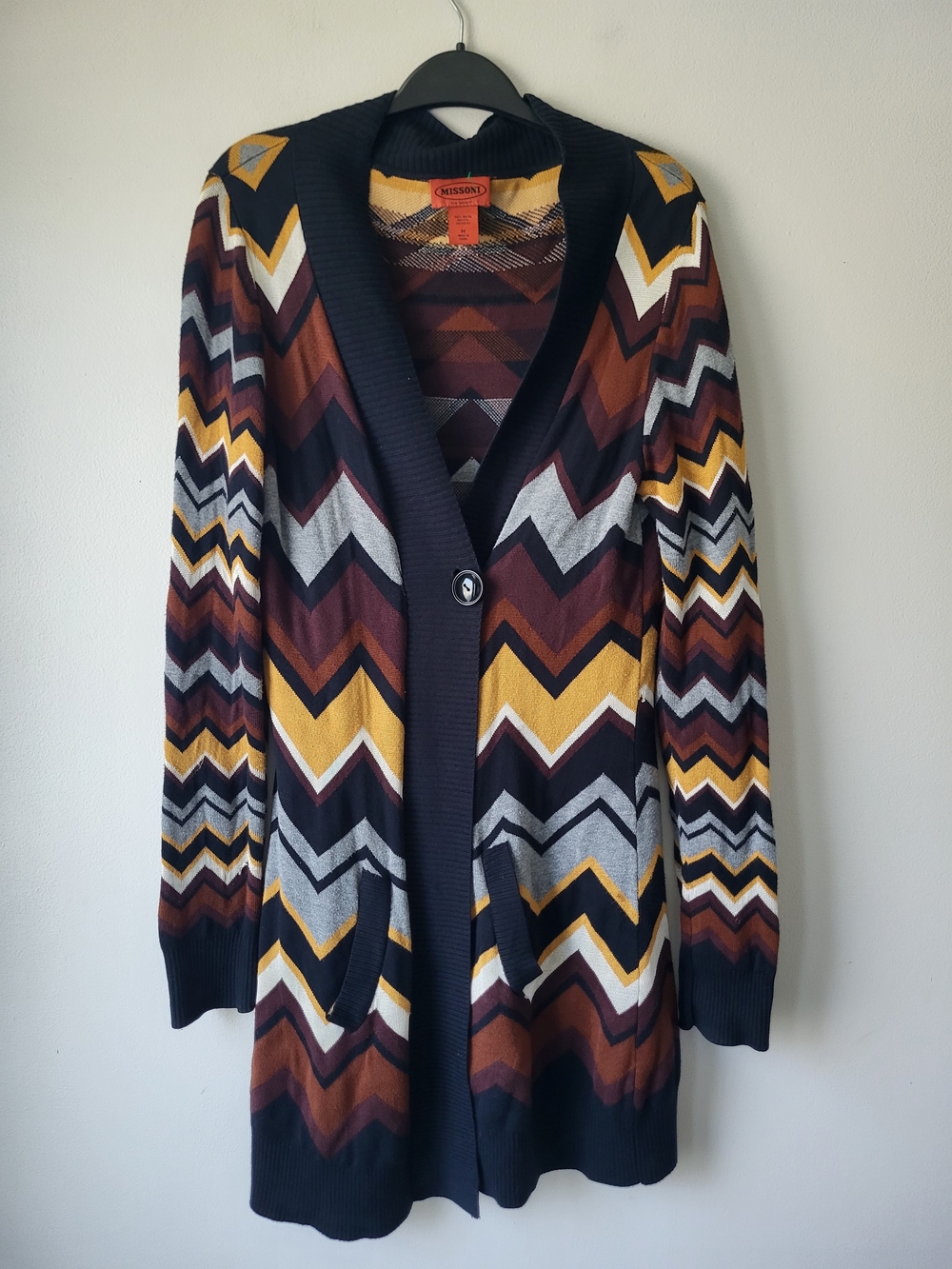 Missoni for Target Chevron Cardigan - Navy, Mustard, Rust, Gray